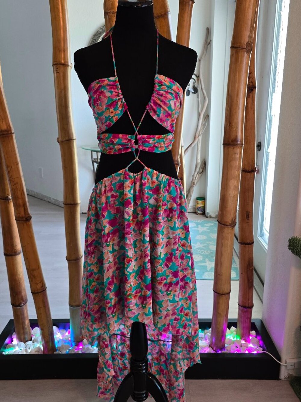 Hello Molly Maxi Cutout high-low Dress